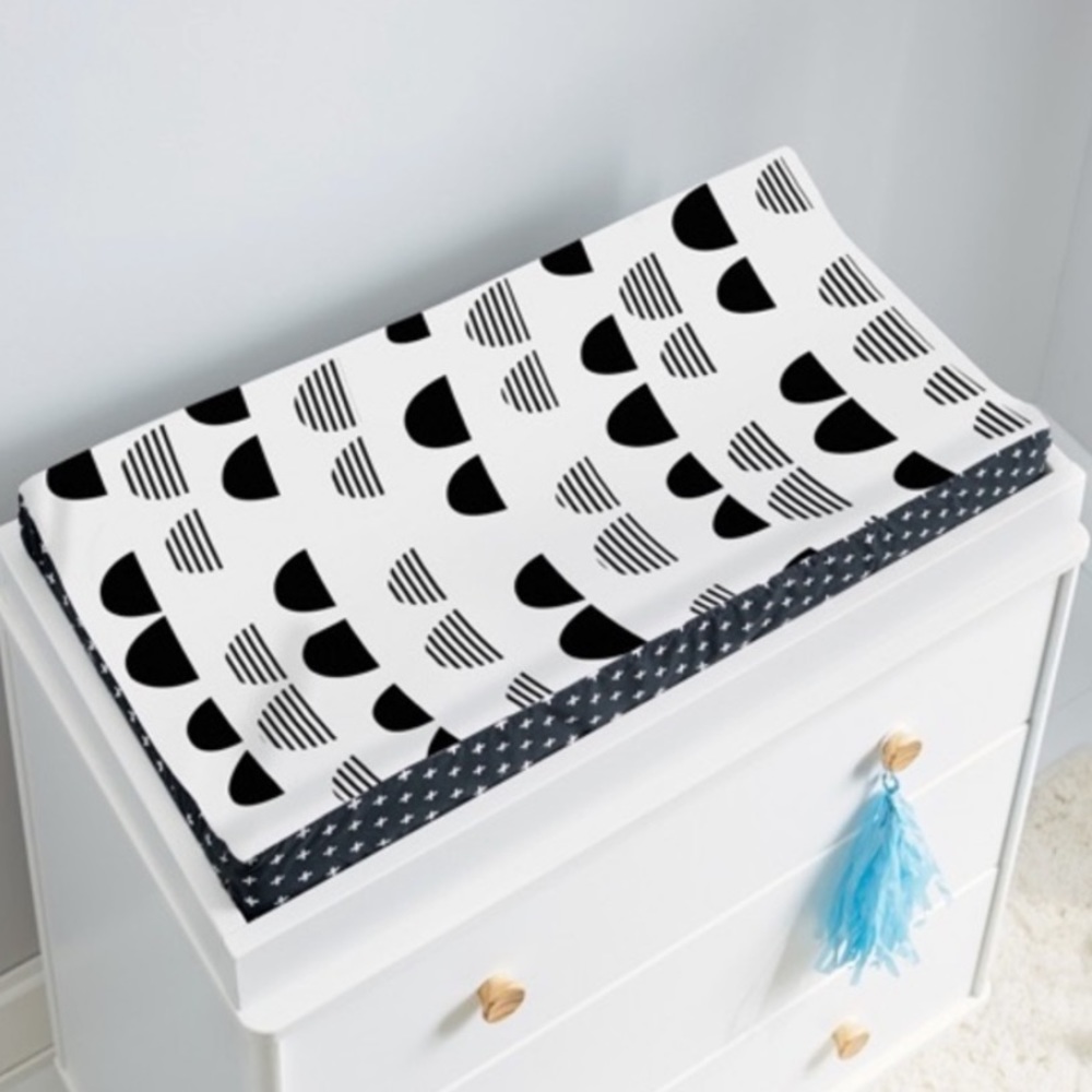 Changing Pad Cover - Cloud Island Plush Scallop